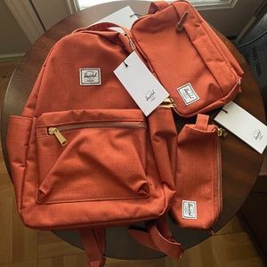 Herschel Backpack and Accessories Bundle
